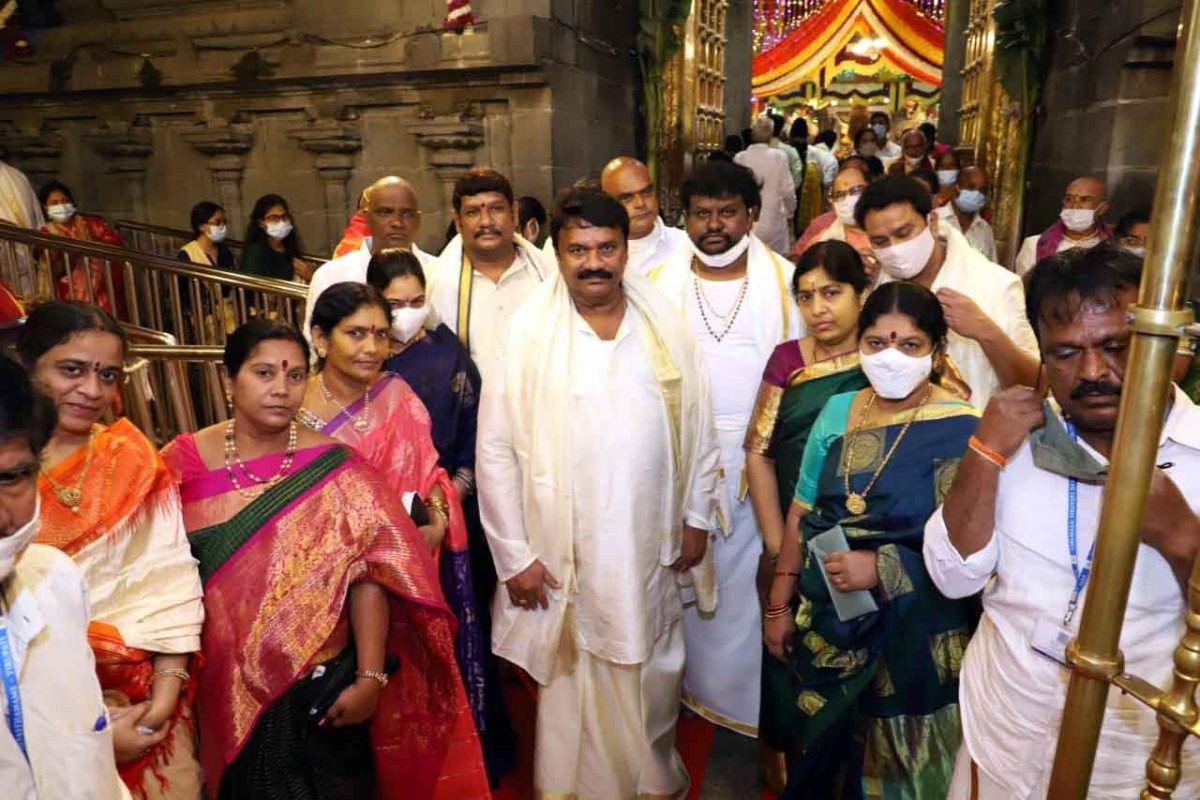 Tirumala Tirupati | తిరుమ‌ల‌లో మంత్రి త‌ల‌సాని ఉత్త‌ర‌ద్వార ద‌ర్శ‌నం