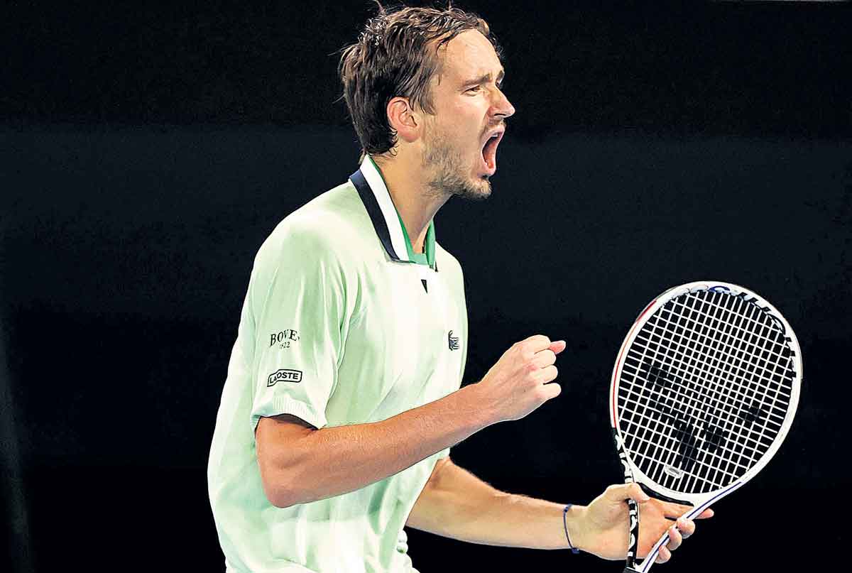 మెద్వెదెవ్‌ మెరిసె