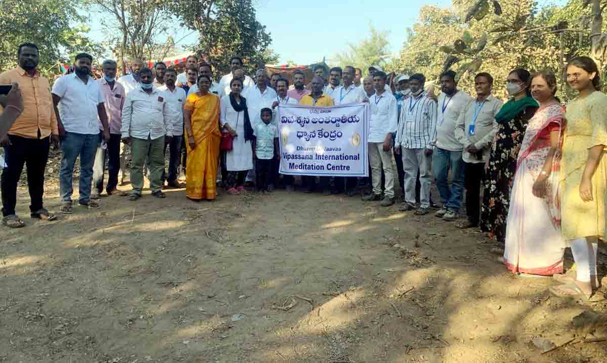 ధ్యాన కేంద్రానికి శంకుస్థాపన