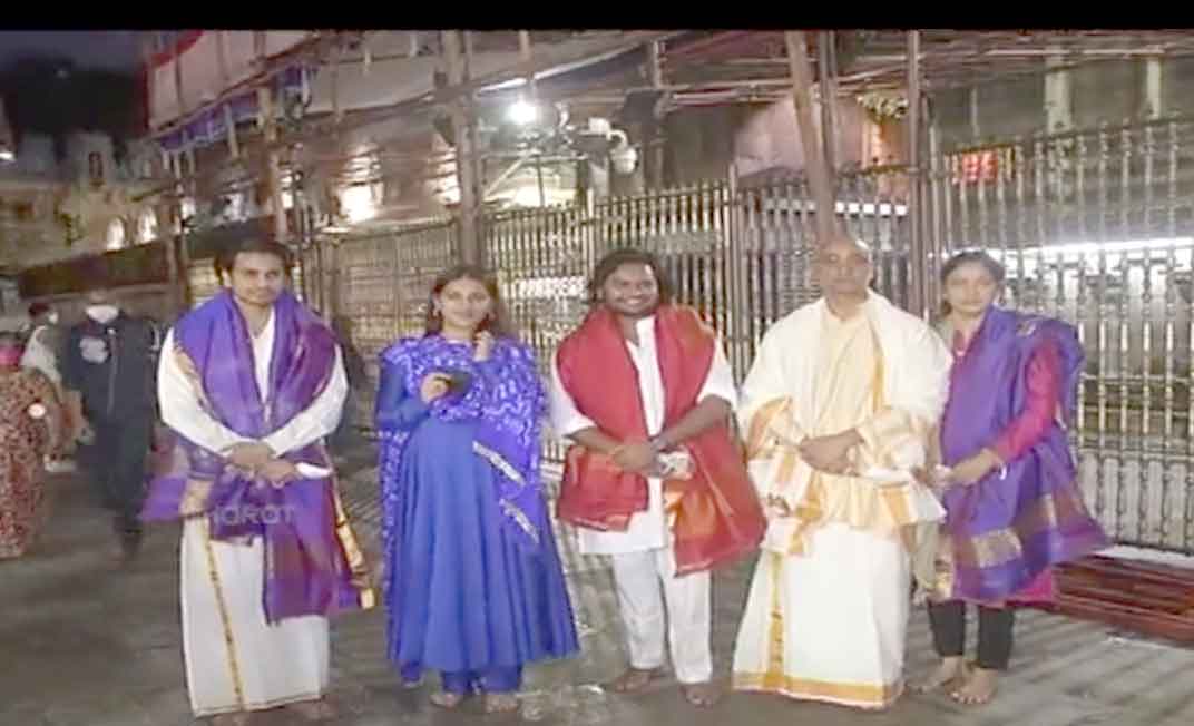 శ్రీవారిని దర్శించుకున్న ‘ హీరో ’ చిత్రబృందం..