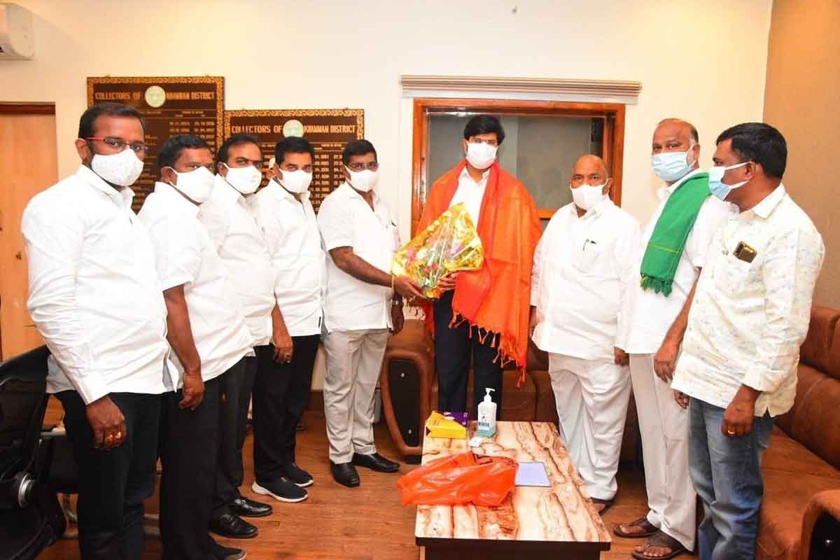 కలెక్టర్‌, సీపీని కలిసిన ఎమ్మెల్యే సండ్ర