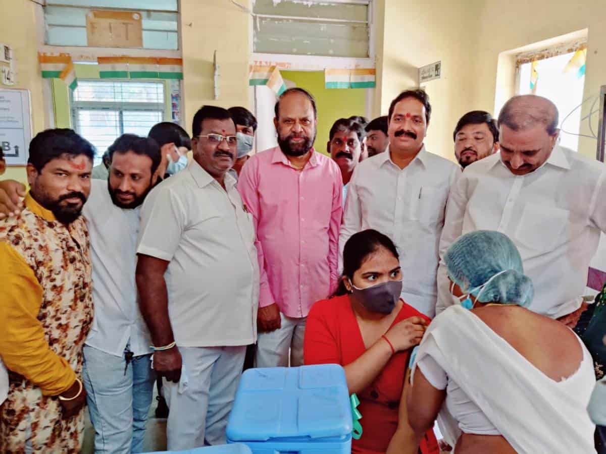 vaccine for teenagers | వ్యాక్సినేష‌న్ సెంట‌ర్ ను యువ‌త స‌ద్వినియోగం చేసుకోవాలి : విప్‌ గాంధీ