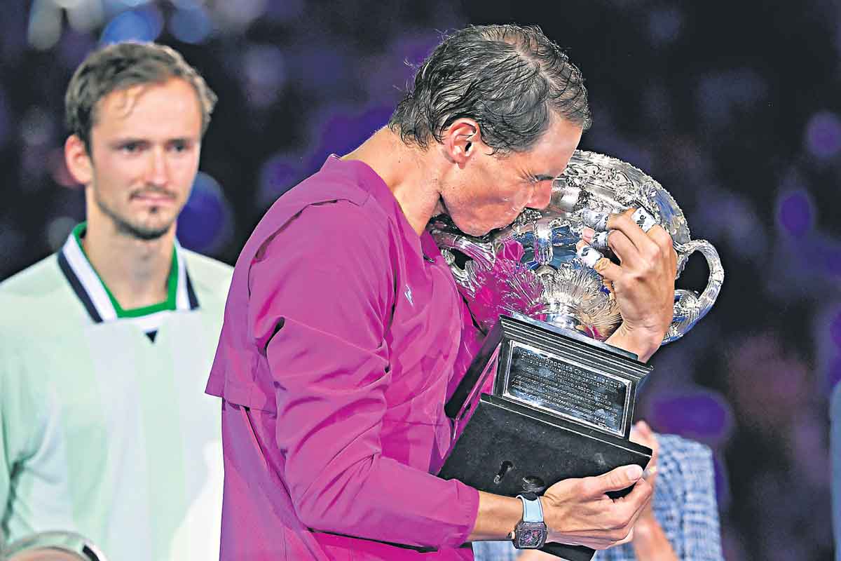 21వ గ్రాండ్‌స్లామ్‌ టైటిల్‌ నెగ్గిన నాదల్‌