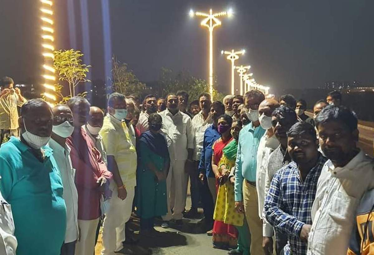 Central lighting system | సమాంతర రహదారికి కొత్త వెలుగులు : విప్‌ ఆరెకపూడి గాంధీ