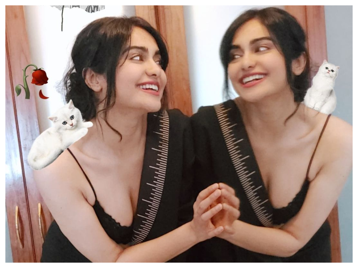 Adah Sharma | బ్లాక్‌ డ్రెస్‌లో అదా శర్మ మస్తీ ఫొటోస్..