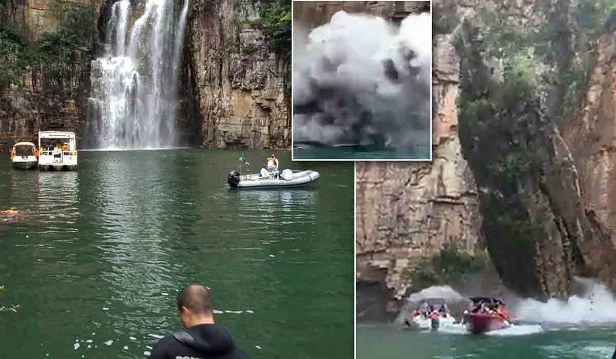 సరస్సులో పడిన కొండ చరియలు.. ఏడుగురు పర్యాటకులు మృతి