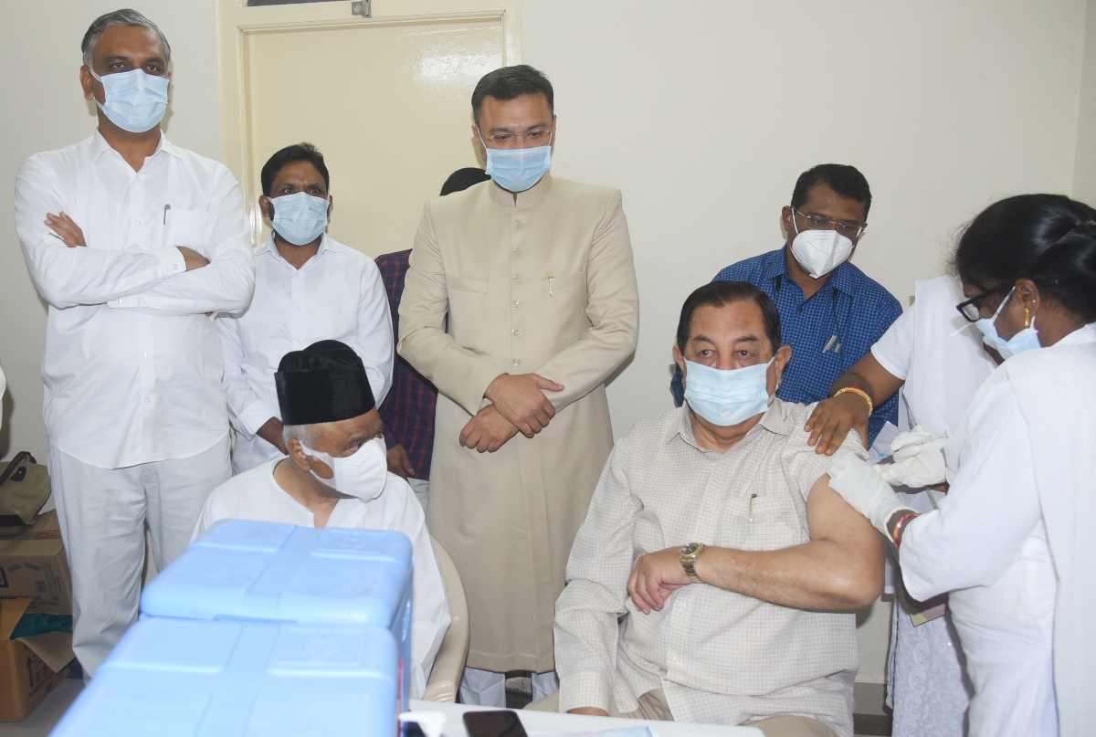 Booster dose | వైర‌స్ నుంచి ర‌క్ష‌ణకు వ్యాక్సిన్ త‌ప్ప‌నిస‌రి : మంత్రి తన్నీరు హరీష్‌రావు