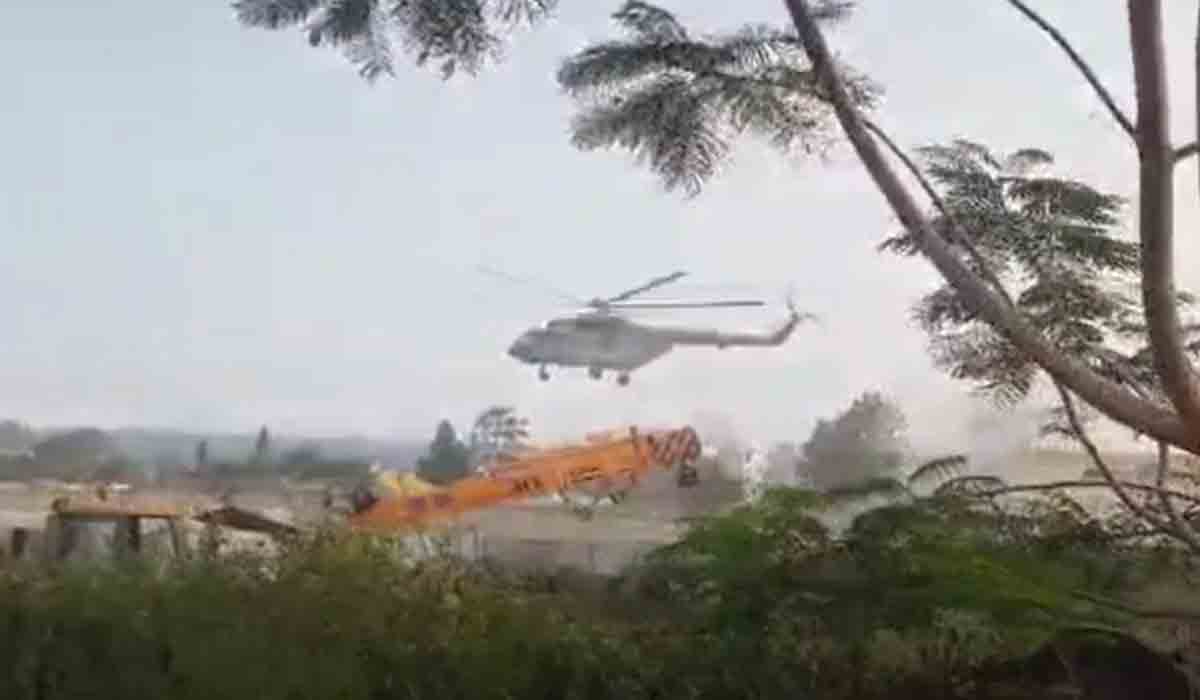 తప్పిన ప్రమాదం.. ఎమర్జెన్సీ ల్యాండ్‌ అయిన ఐఏఎఫ్‌ హెలికాప్టర్‌