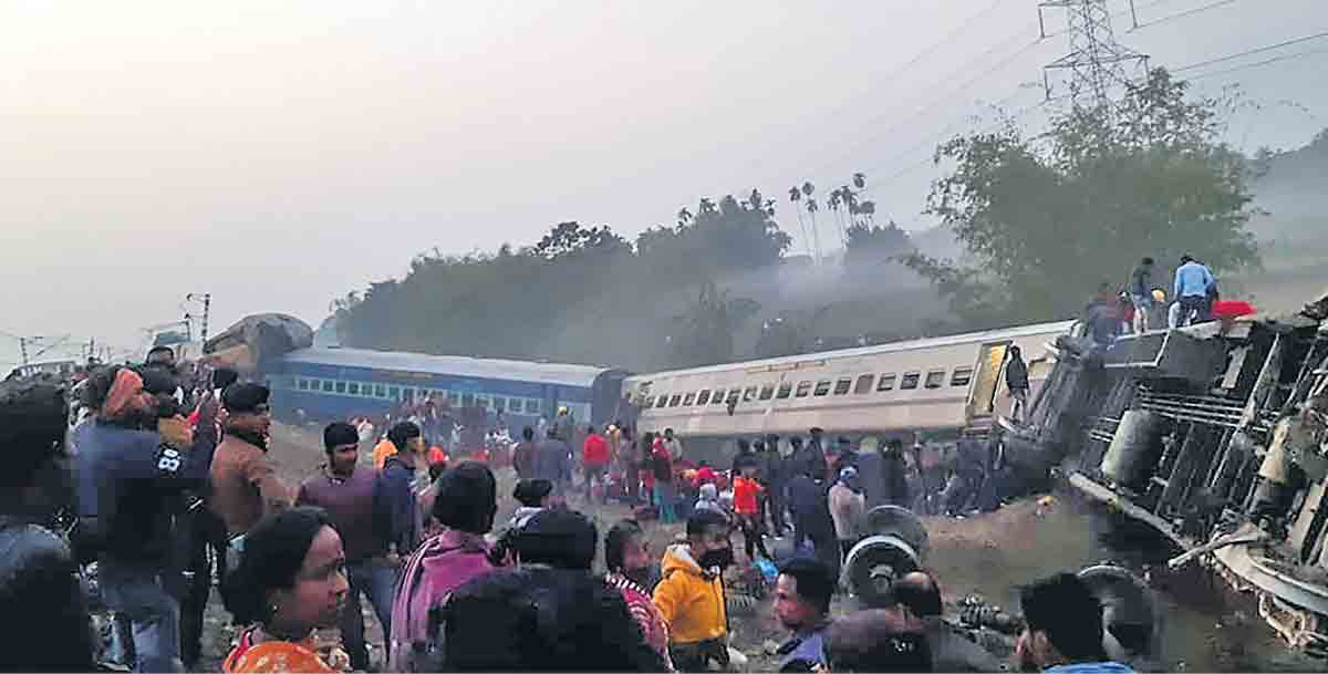 పట్టాలు తప్పిన బీకానేర్‌-గువాహటి ఎక్స్‌ప్రెస్‌