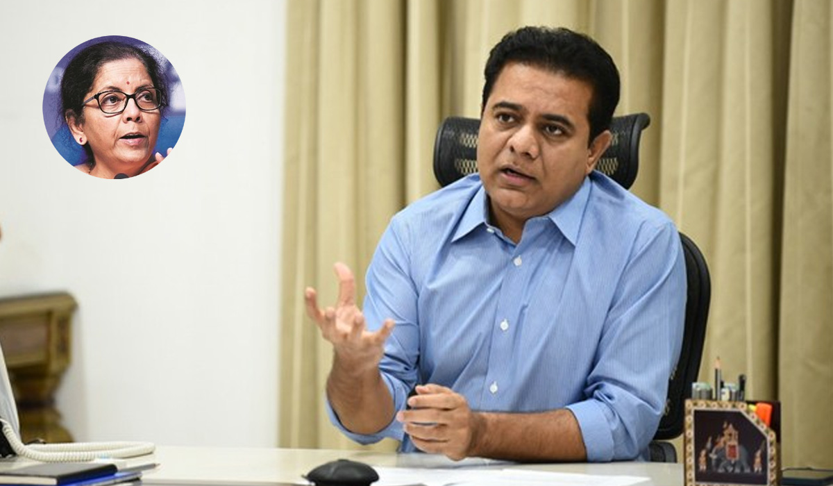 KTR | బ‌డ్జెట్‌లో తెలంగాణ‌కు ప్రాధాన్యం ఇవ్వండి… నిర్మ‌లా సీతారామ‌న్‌కు మంత్రి కేటీఆర్ లేఖ