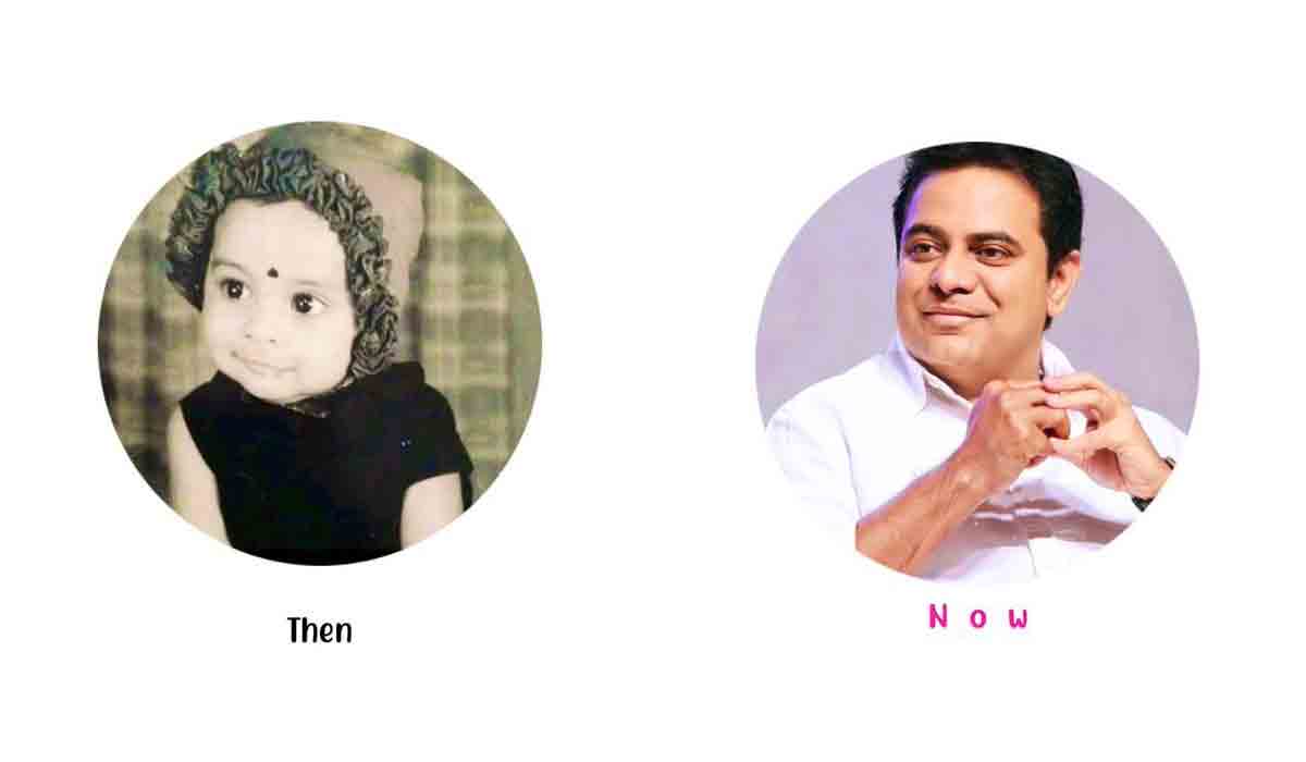 45 ఏండ్ల క్రితం ప‌సి వ‌య‌సులో కేటీఆర్.. ట్విట్ట‌ర్‌లో ఫోటో షేర్