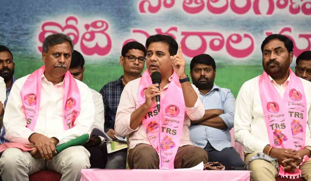 కాంగ్రెస్, బీజేపీల‌కు మంత్రి కేటీఆర్ స‌వాల్