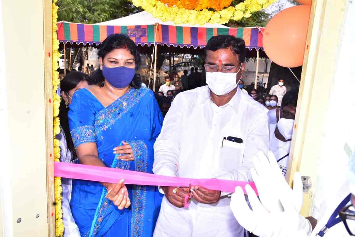 అత్యవసర కొవిడ్‌ వార్డు ఏర్పాటు