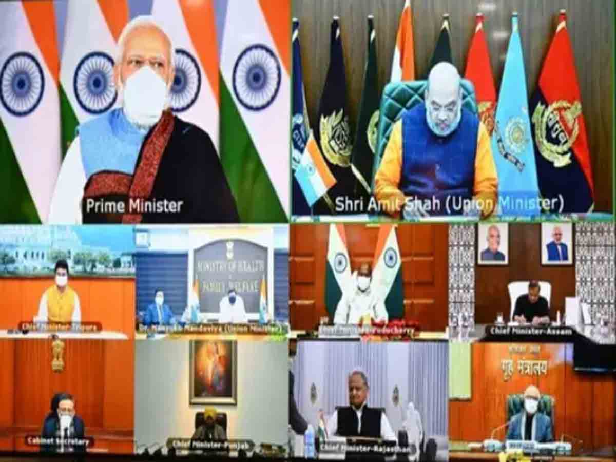 సీఎంలతో ప్రధాని మోదీ వర్చువల్‌ భేటీ… కరోనాపై సమీక్ష