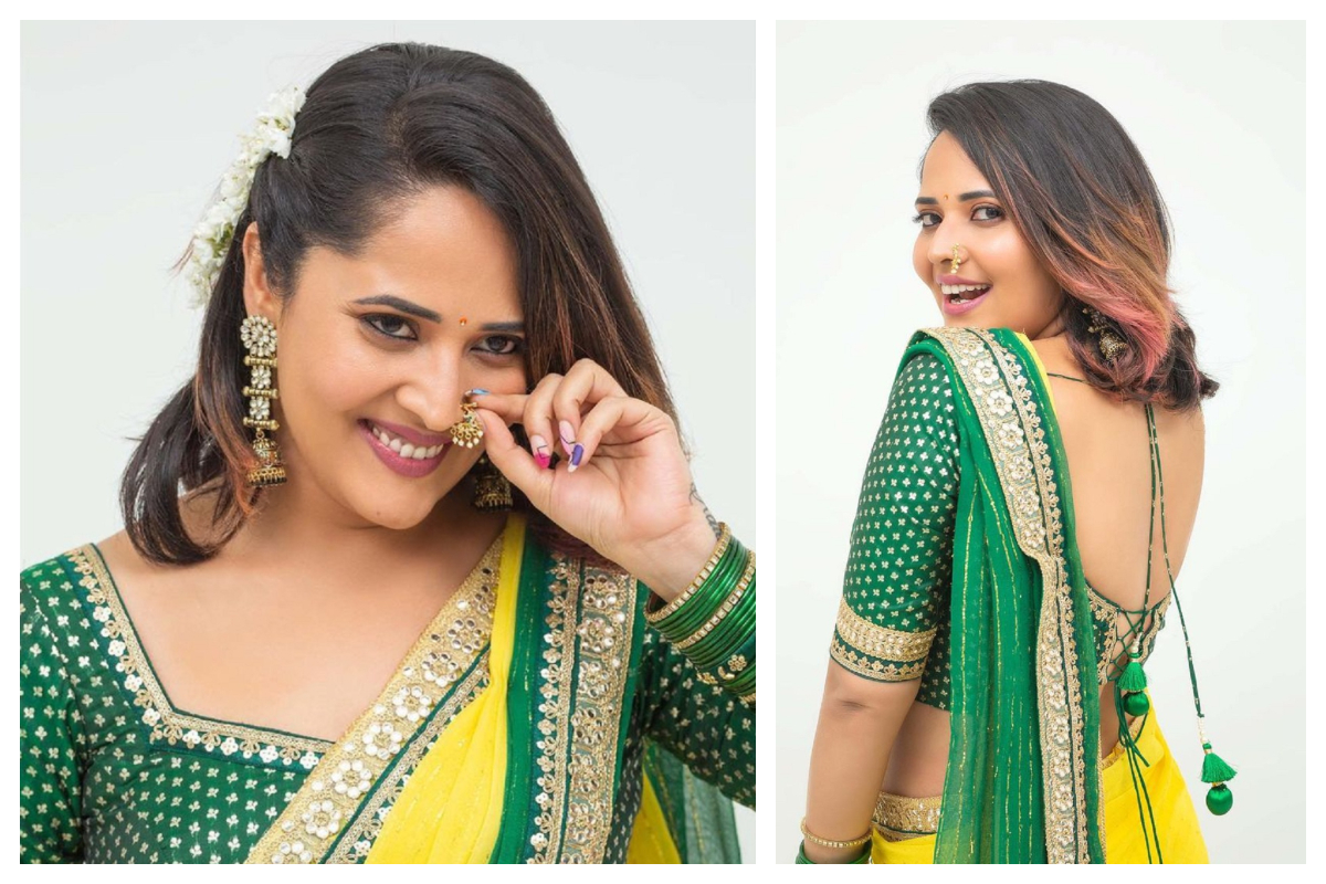 Anasuya Bharadwaj | లంగా ఓణీలో అనసూయ అందాలు అదరహో..