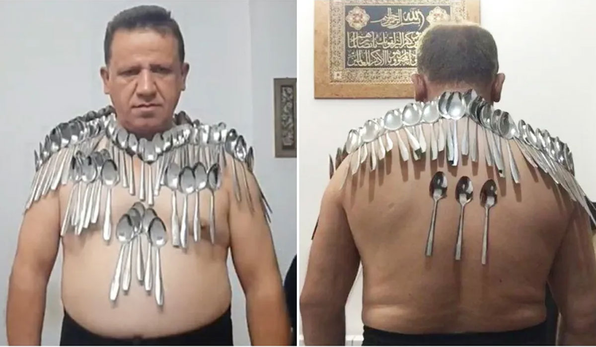 Guinness Book | ఒంటిపై 85 స్పూన్లు బ్యాలెన్స్ చేసిన వ్యక్తి.. గిన్నీస్ బుక్‌లో చోటు..