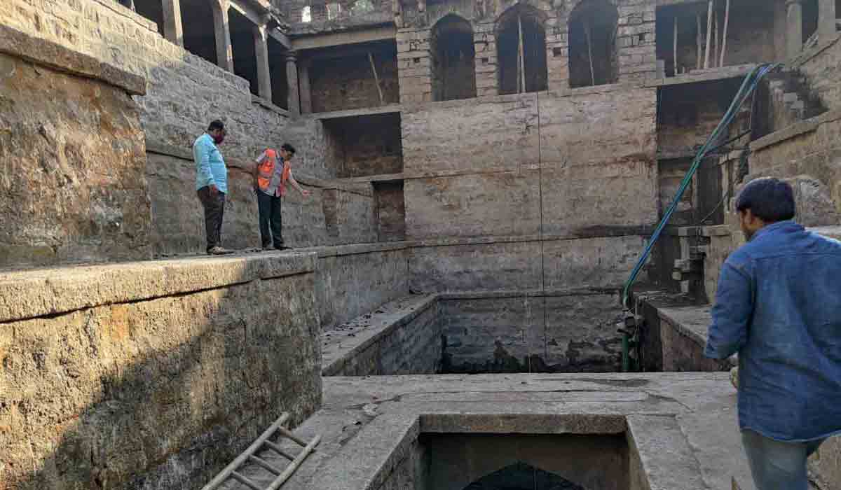 Bansilalpet stepwell | బ‌న్సీలాల్‌పేట మెట్ల‌బావికి పూర్వ వైభ‌వం