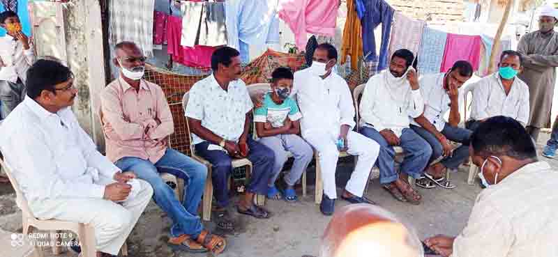 బాధిత కుటుంబాలకు పరామర్శ