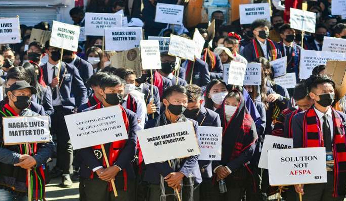 Nagaland | క‌రోనా ఉన్నా… పోరాట పంథా వీడ‌ని నాగాలు.. ఏకంగా 70 కిలోమీట‌ర్ల మేర పాద‌యాత్ర‌