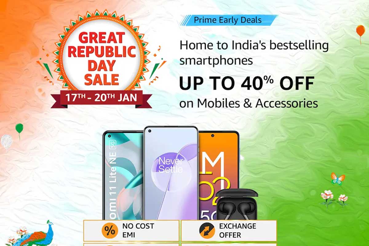 Amazon Great Republic Day Sale | అమెజాన్ రిప‌బ్లిక్ డే సేల్ షురూ.. స్మార్ట్‌ఫోన్ల‌పై భారీ డిస్కౌంట్లు