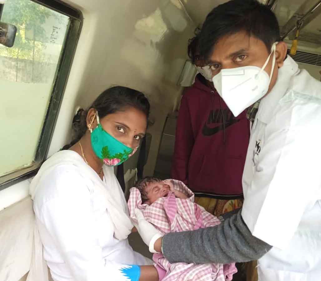 108లో సుఖ ప్రసవం..తల్లీ బిడ్డ క్షేమం