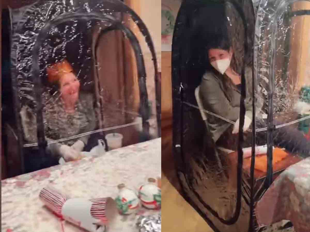 క‌రోనా వ‌చ్చినా.. ఫ్యామిలీ క్రిస్‌మ‌స్ పార్టీకి అటెండ్ అయింది.. ఎలాగో తెలుసా?