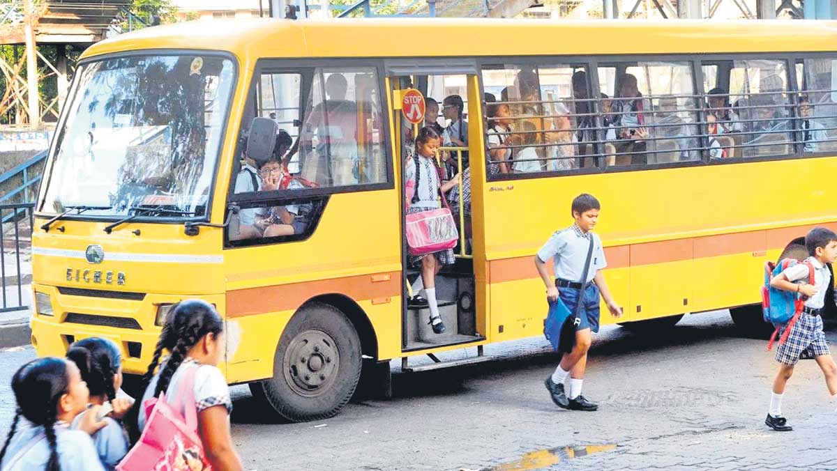 స్కూల్‌ బస్సుల్లో ఫైర్‌ కంట్రోల్‌ సిస్టమ్‌