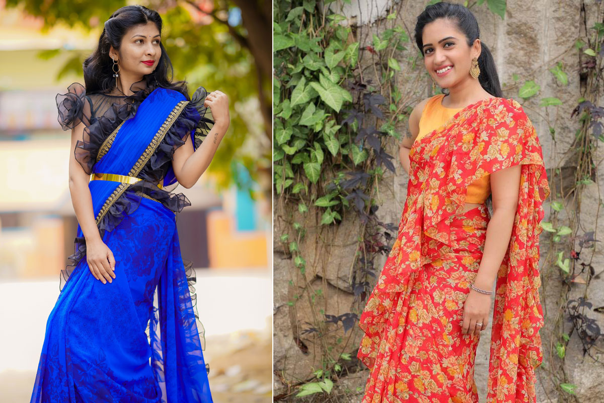 ఎన్ని ఫ్యాష‌న్లు వ‌చ్చినా మ‌హిళ‌లు ఇష్ట‌ప‌డేది చీర‌క‌ట్టే.. మ‌రి వాటిలో లేటెస్ట్ డిజైన్ ఏంటో తెలుసా