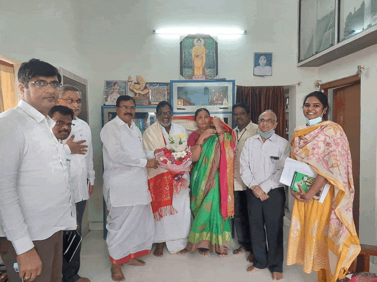 Hyderabd | గోరటి వెంకన్నను సన్మానించిన మంత్రి నిరంజన్ రెడ్డి