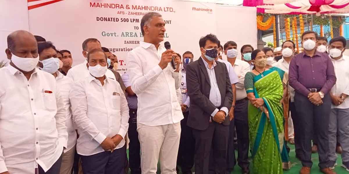 20 వేల ఆక్సిజన్ బెడ్స్ అందుబాటులోకి తెచ్చాం : మంత్రి హరీశ్‌రావు