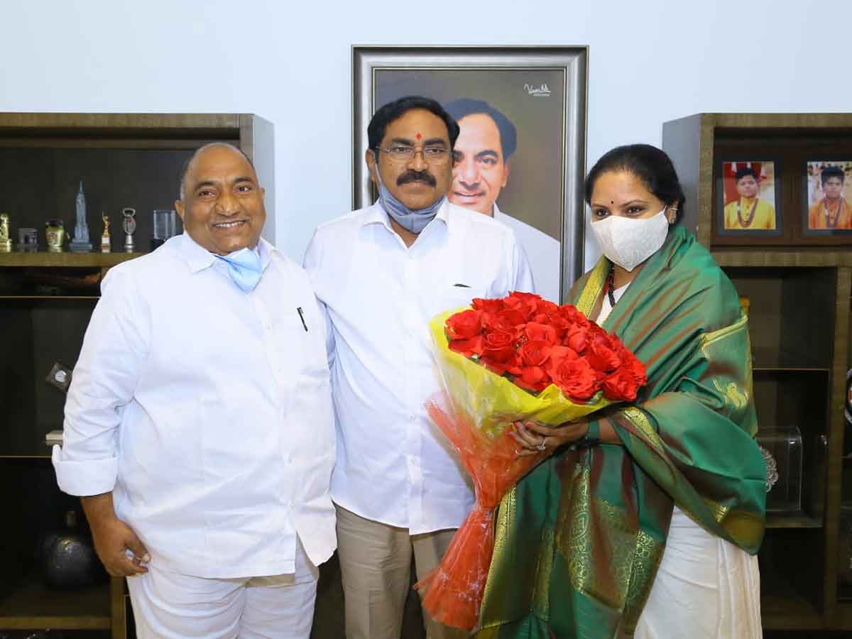 ఎమ్మెల్సీ కవితకు శుభాకాంక్షలు తెలిపిన మంత్రి ఎర్రబెల్లి