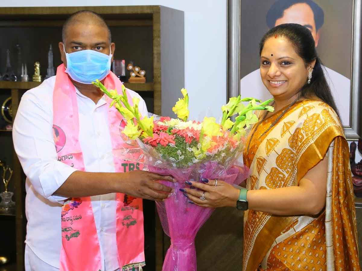 ఎమ్మెల్యే జీవన్ రెడ్డికి శుభాకాంక్షలు తెలిపిన ఎమ్మెల్సీ కవిత