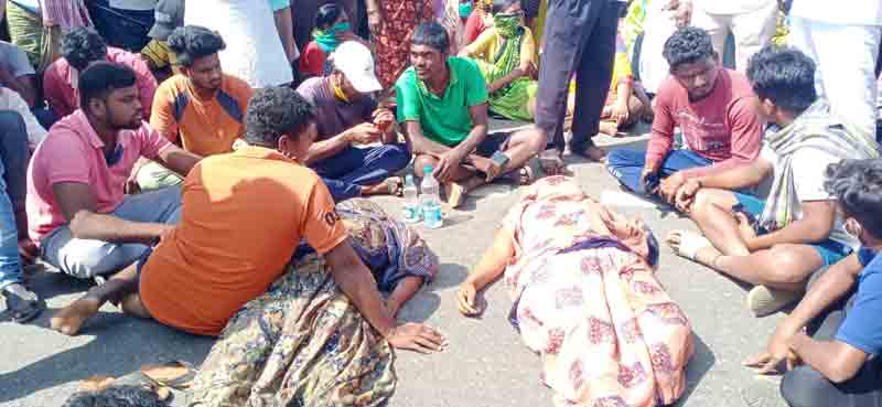 తిప్పనపల్లి గ్రామం వద్ద ఘోర రోడ్డు ప్రమాదం