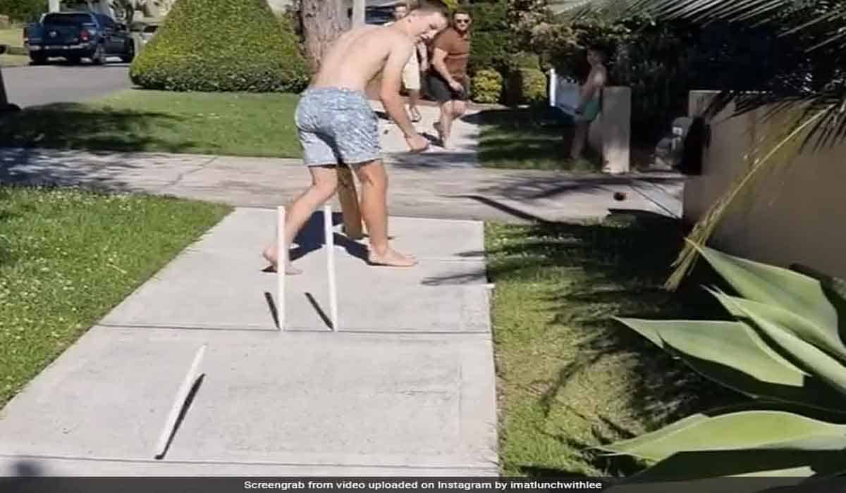 ప‌దును త‌గ్గ‌ని బ్రెట్‌ లీ.. కొడుకును క్లీన్ బౌల్డ్ చేసేశాడు