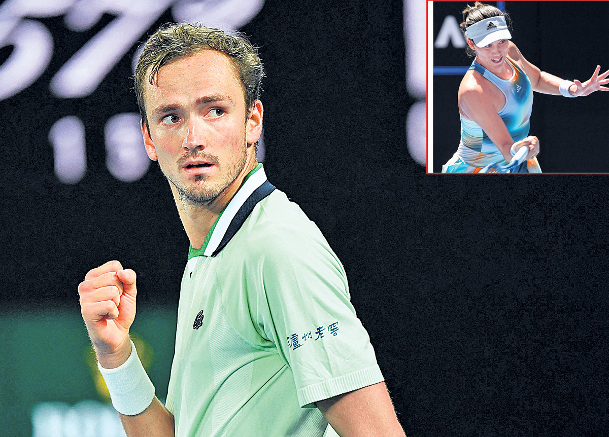 మెద్వెదెవ్‌ ముందంజ