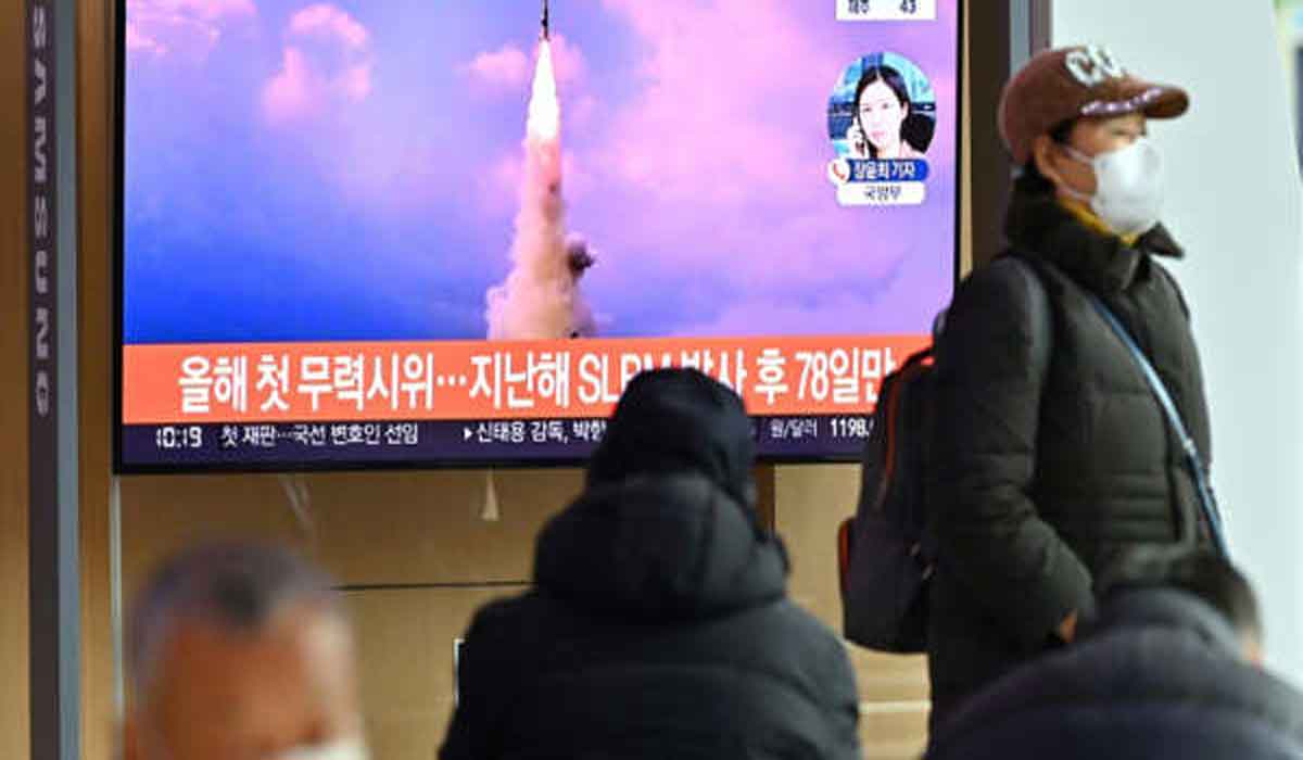 వారంలో రెండోసారి.. బాలిస్టిక్ క్షిప‌ణిని ప‌రీక్షించిన నార్త్‌కొరియా