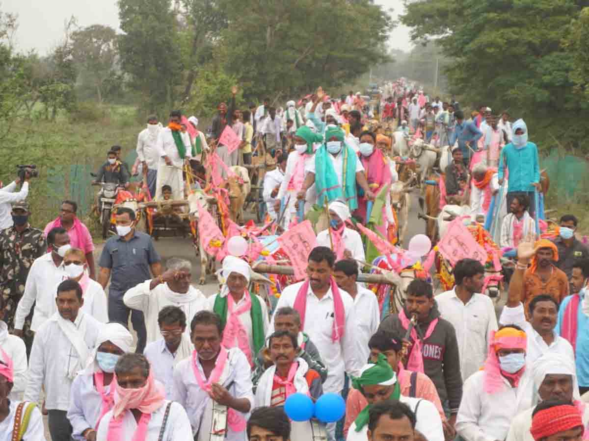 యాపల్ గూడలో ఘనంగా రైతుబంధు సంబురాలు