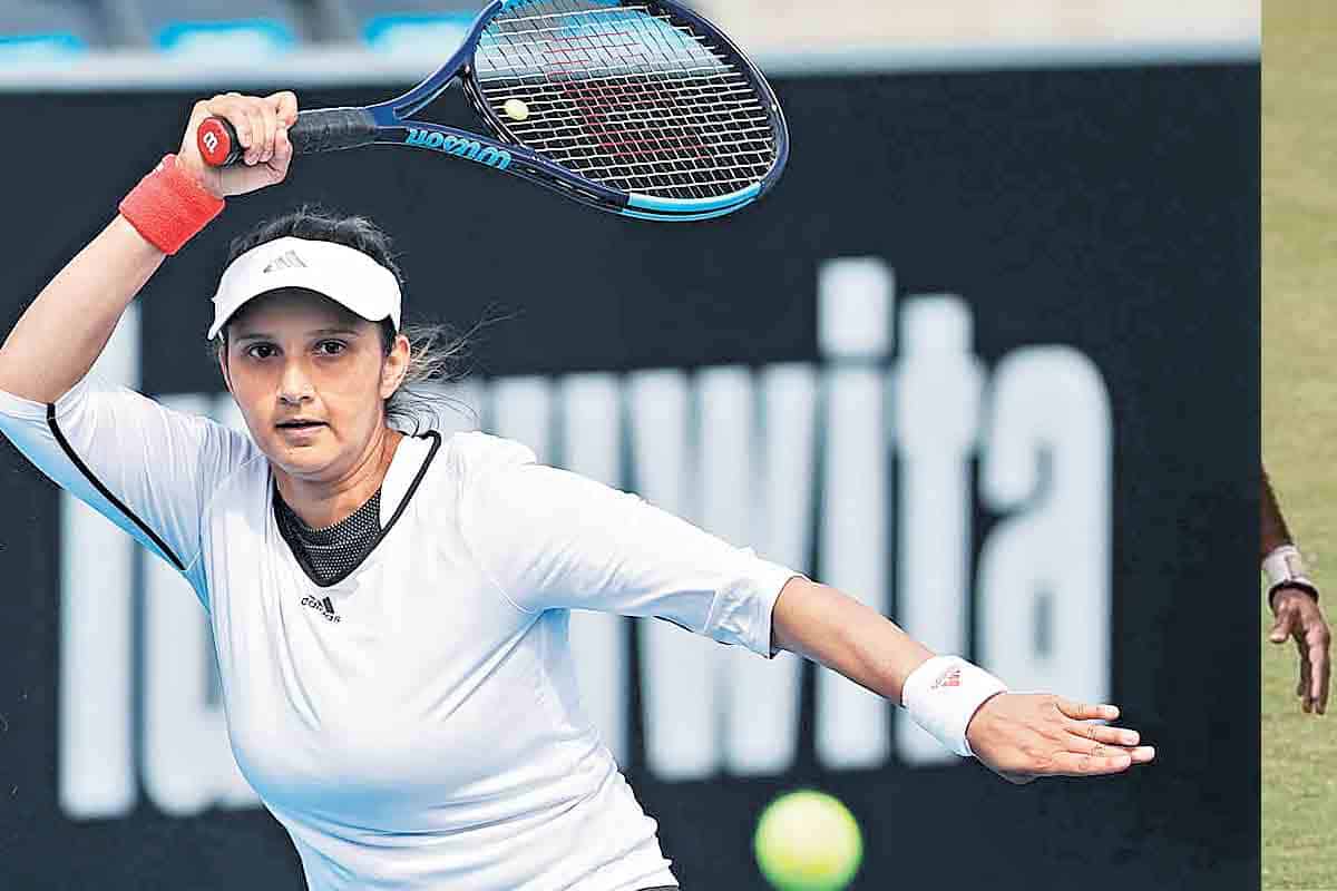 సానియా ముందంజ