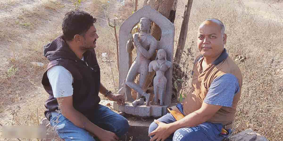 ములుగులో కాకతీయుల కాలం నాటి శిల్పం గుర్తింపు