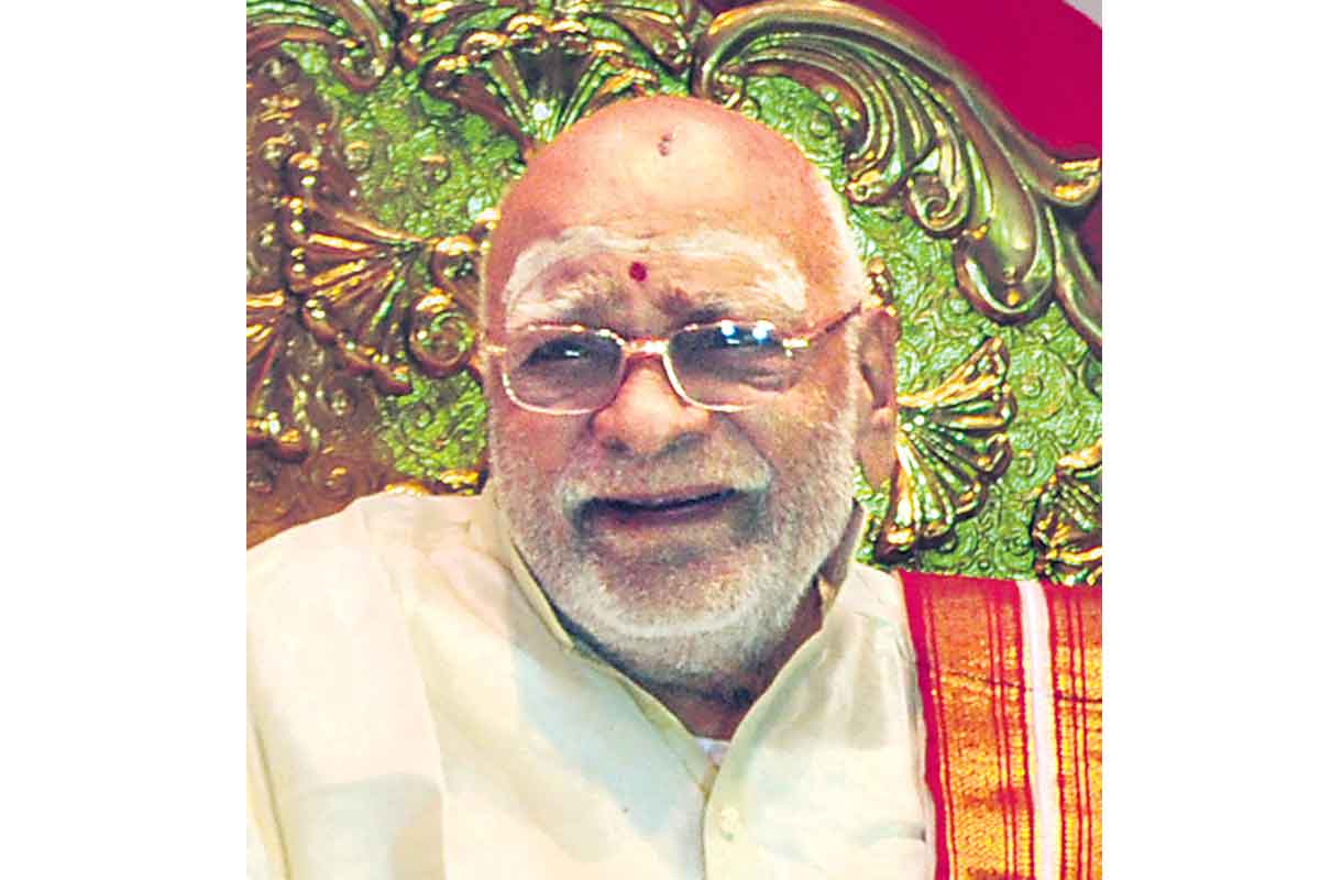 బ్రహ్మశ్రీ మల్లాది చంద్రశేఖరశాస్త్రి ఇక లేరు