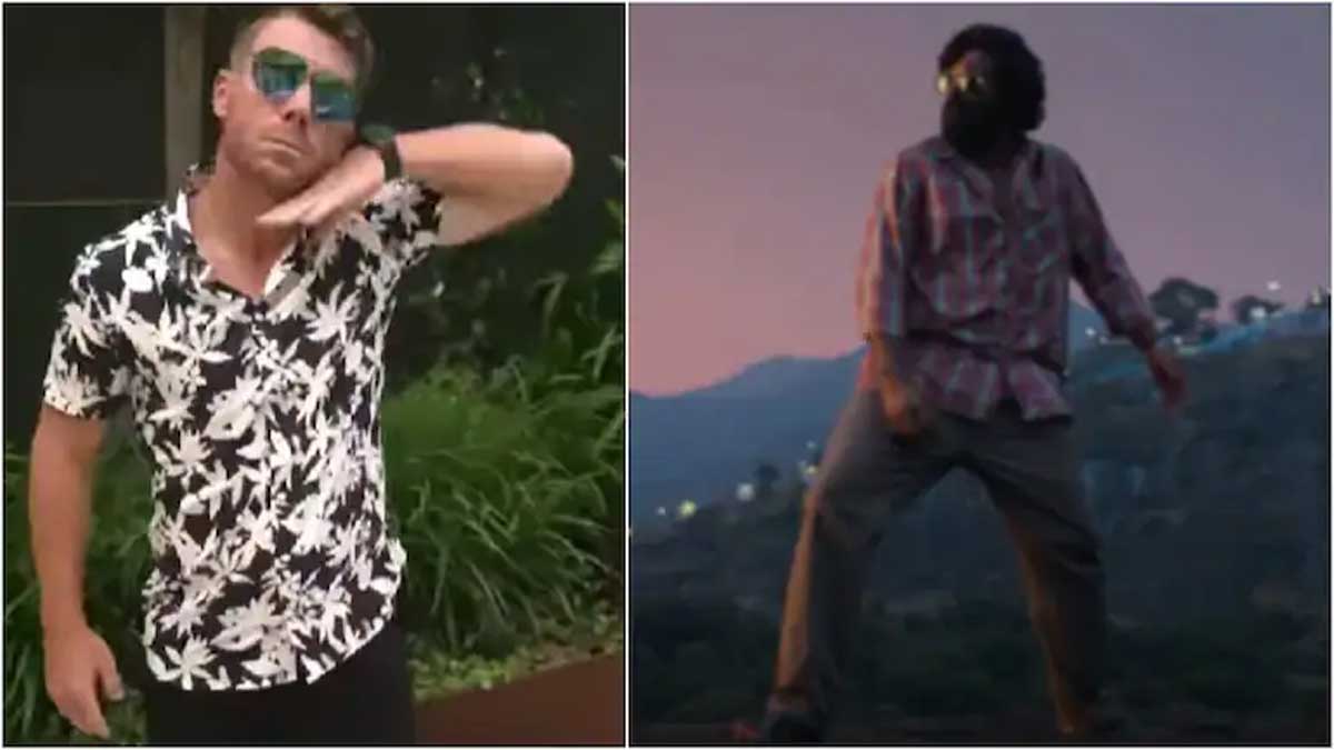 త‌గ్గేదే లే అంటున్న డేవిడ్ వార్న‌ర్.. శ్రీవ‌ల్లి పాట‌కు అదిరిపోయే స్టెప్స్‌.. అల్లు అర్జున్ ఏమన్నాడో తెలుసా?