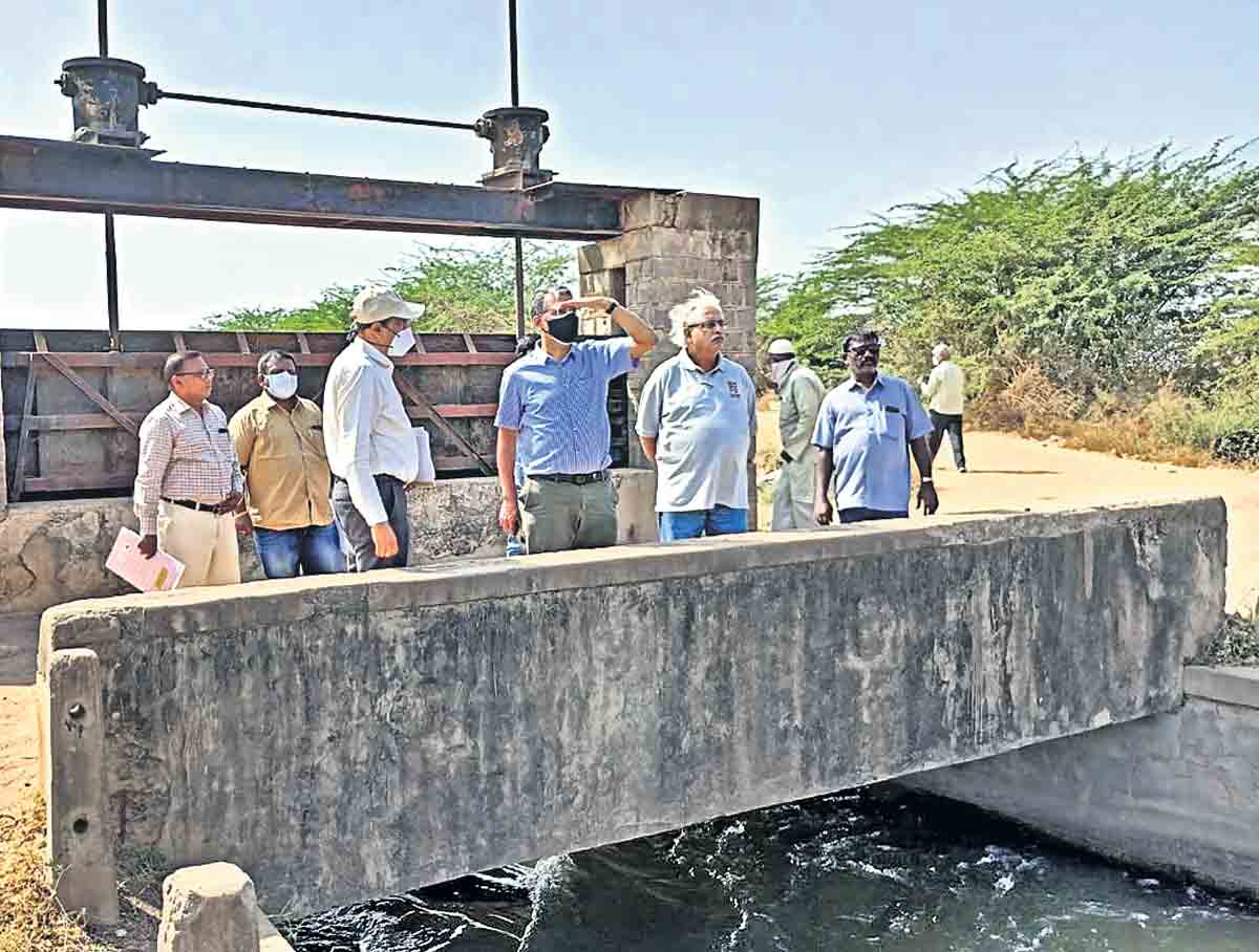 ఆర్డీఎస్‌ను సందర్శించిన కేఆర్‌ఎంబీ బృందం