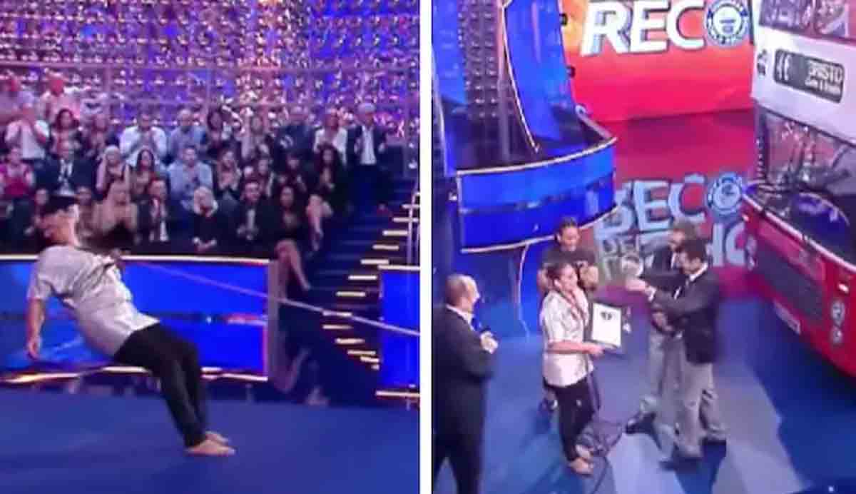 జ‌డ‌తో డ‌బుల్ డెక్క‌ర్ బ‌స్సును లాగి గిన్నిస్ బుక్‌లోకి ఎక్కింది.. వైర‌ల్ వీడియో