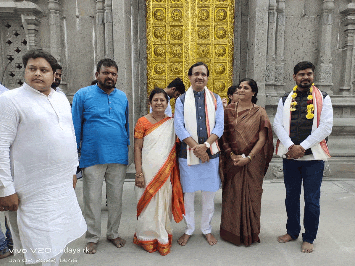 Yadadri | యాదాద్రి ఆలయం మహాద్భుతం : కేంద్ర మంత్రి భగవంత్‌ ఖుబా