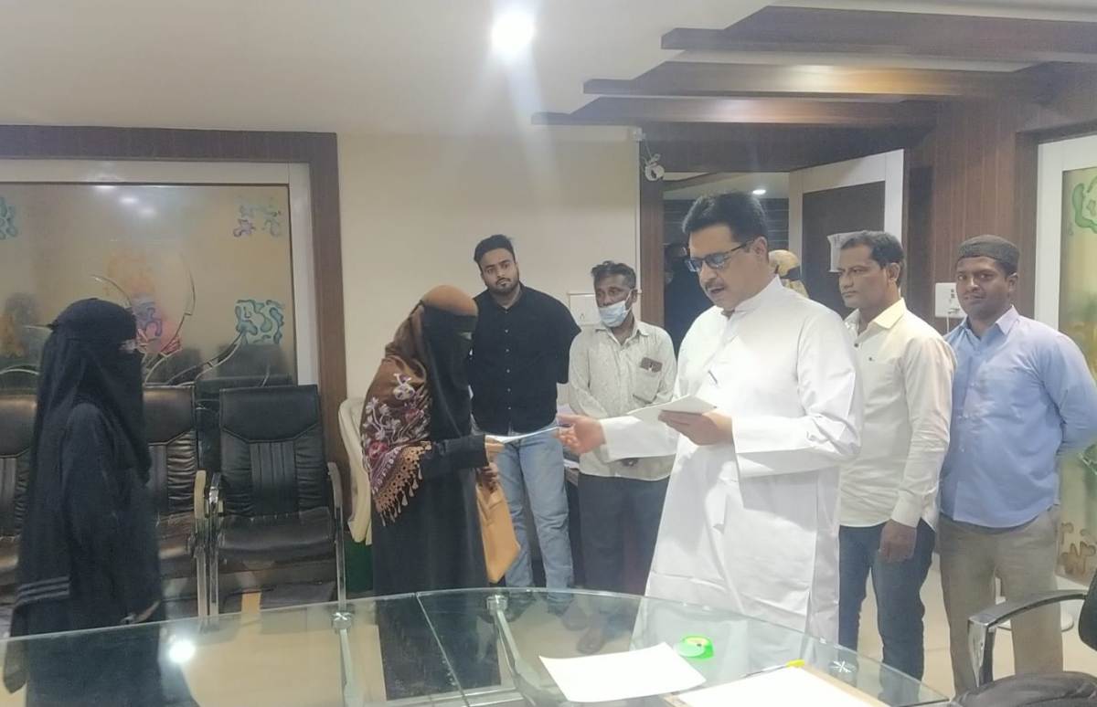 Shaadi mubarak | షాదీముబారక్‌ చెక్కుల పంపిణీ