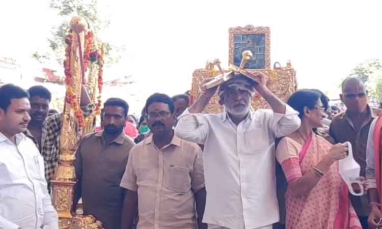 ద్వారకా తిరుమల వెంకన్న స్వామికి భక్తుడు భారీ విరాళం..