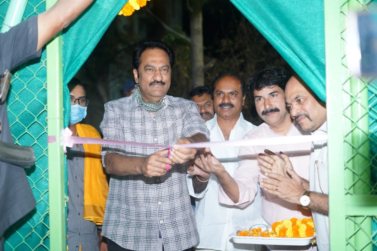 Badminton court | షేక్‌పేట్‌ లక్ష్మీనగర్‌ కాలనీలో బ్యాడ్మింటన్‌ కోర్టు ప్రారంభం