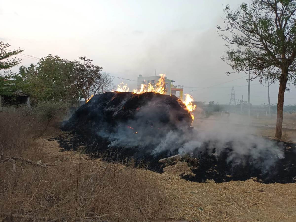 Fire accident | వేరువేరుచోట్ల చెలరేగిన మంటలు