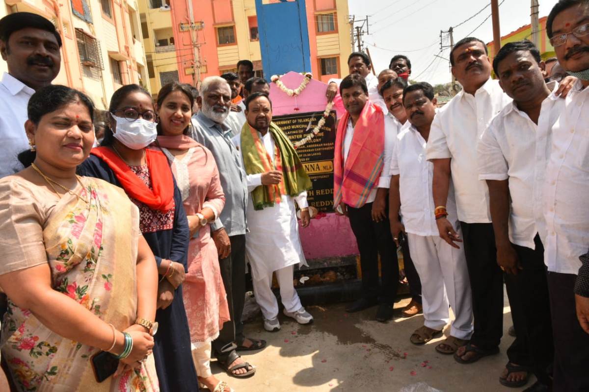 Telangana government | సంక్షేమమే తెలంగాణ సర్కారు ధ్యేయం : ఎమ్మెల్యే సాయ‌న్న‌