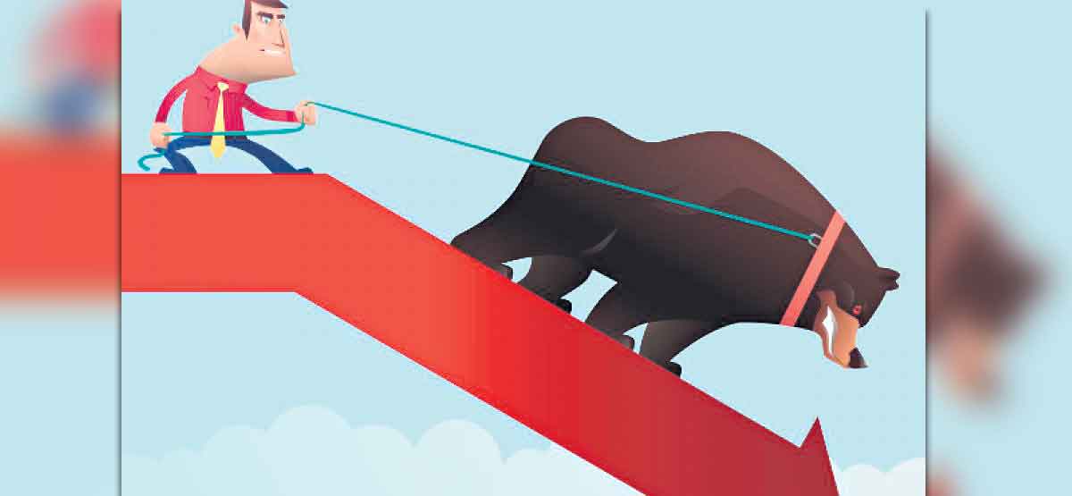 మార్కెట్లకు వడ్డీ సెగ వరుస నష్టాల్లో స్టాక్‌ సూచీలు